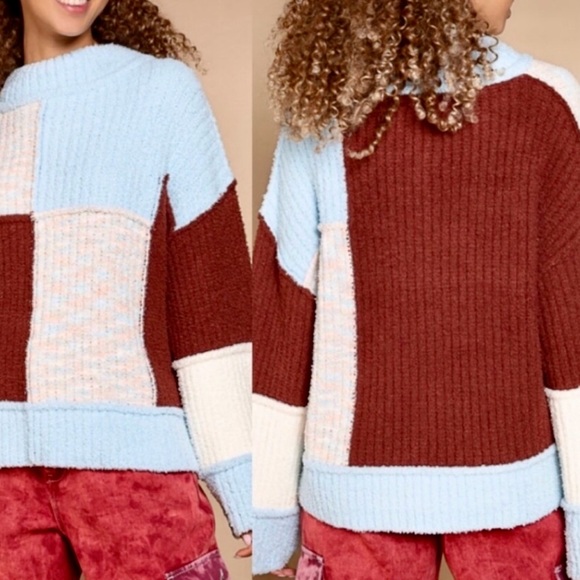 POL Ultra Soft Mock Neck Sweater | Comfort Knit - Picture 2 of 4